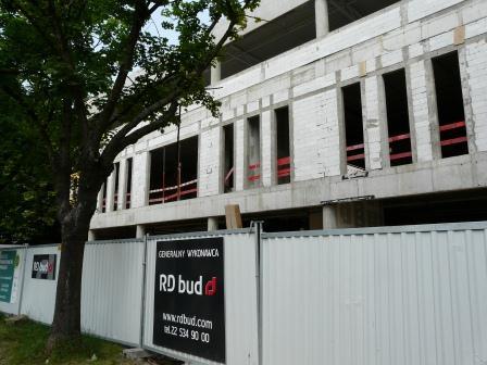 Uroczyste zawieszenie wiechy w City Center w Bolesławcu