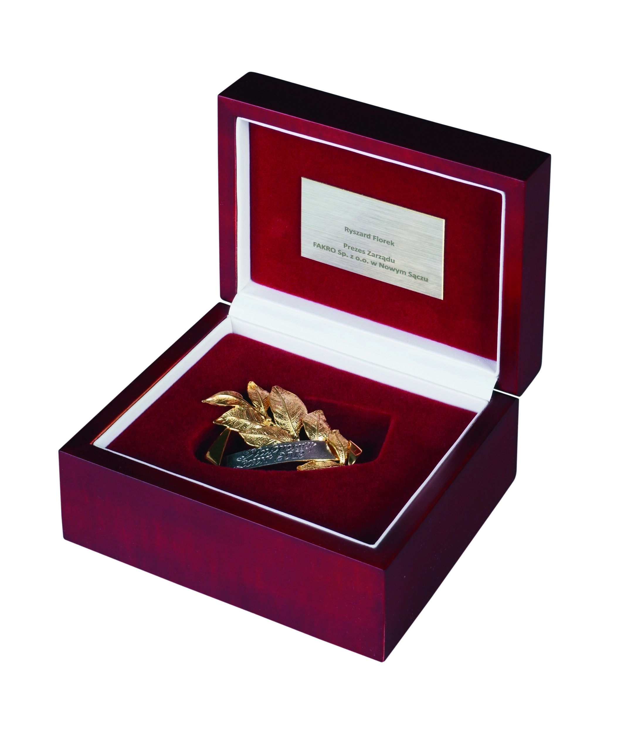 Platynowy Laur Umiejętności i Kompetencji dla Prezesa FAKRO