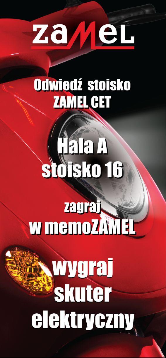 Zagraj w memoZAMEL na targach ENERGETAB i wygraj skuter elektryczny!