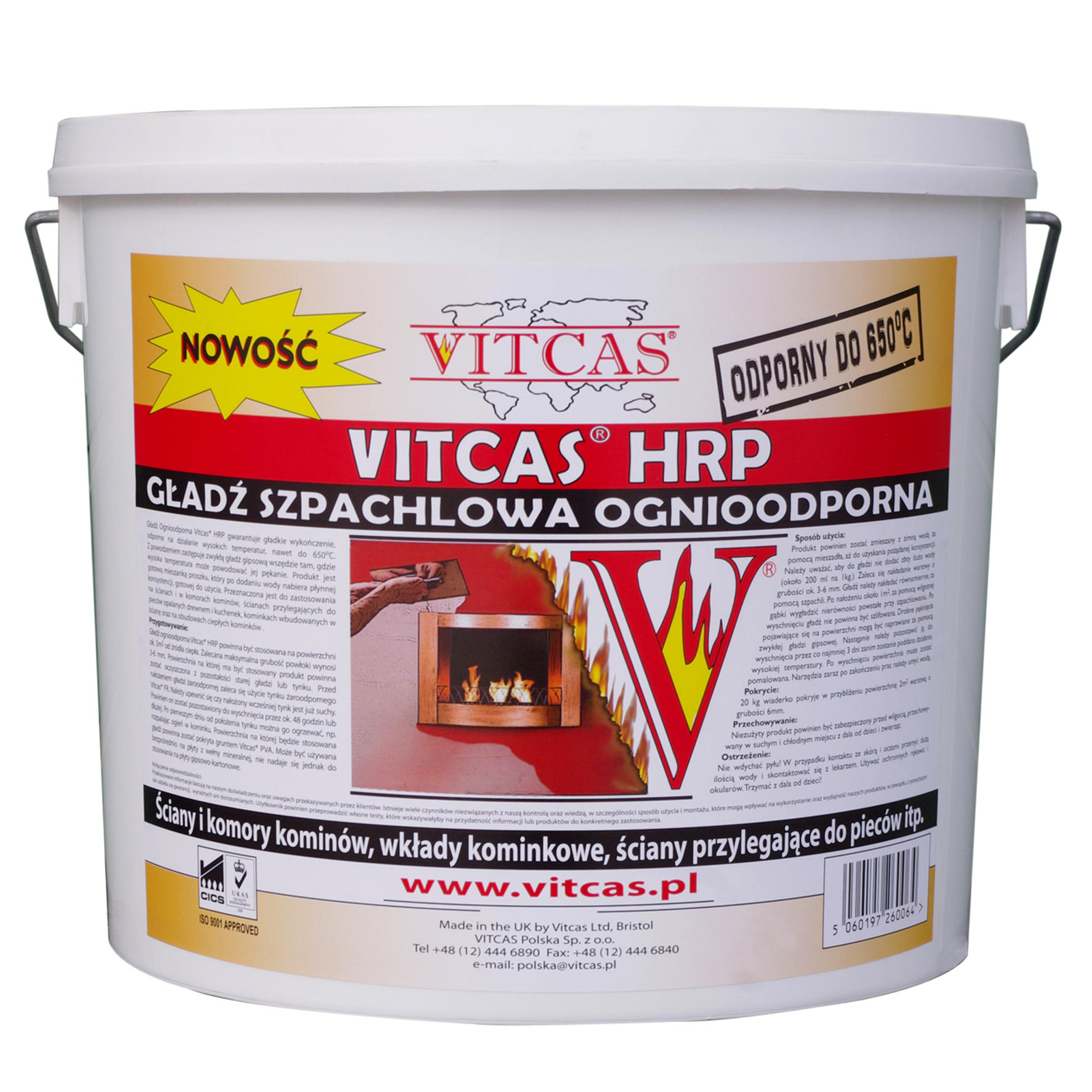 Zastosowanie gładzi szpachlowej ognioodpornej