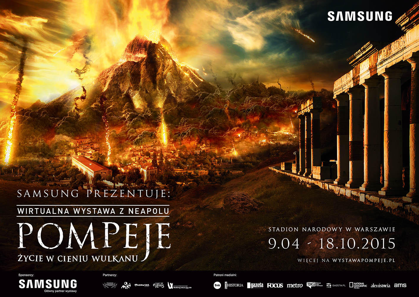 Samsung głównym partnerem wystawy „Pompeje. Życie w cieniu wulkanu.”