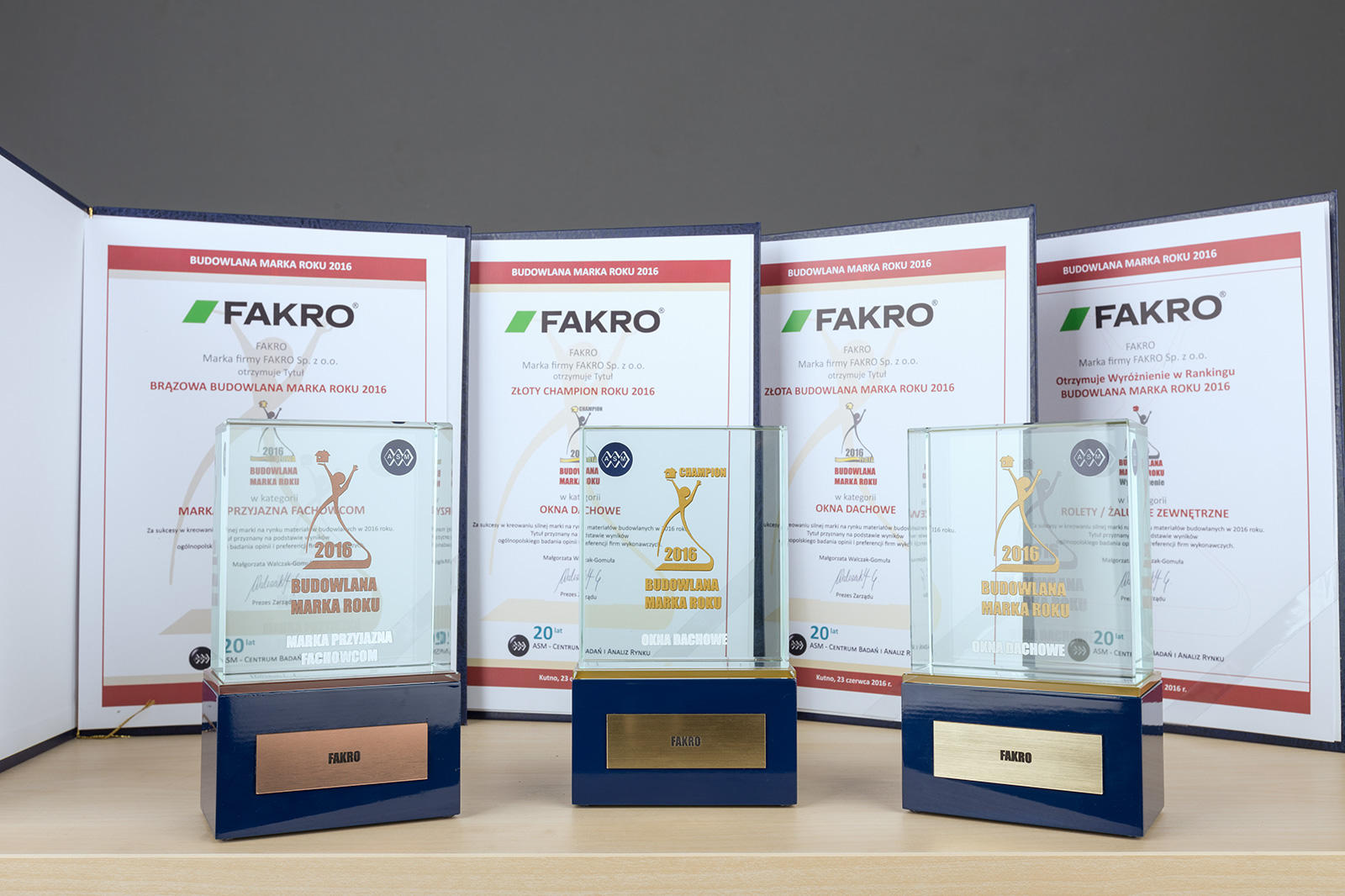 FAKRO Budowlaną Marką Roku 2016