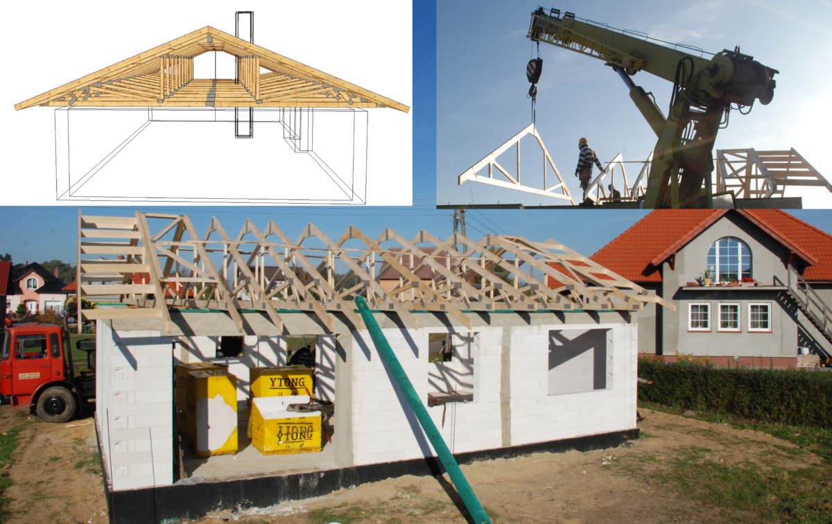 Strych w domu parterowym