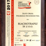 Blachotrapez Orły Polskiego Budownictwa 2017