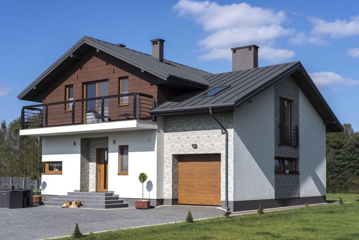 Dach w szarościach na topie