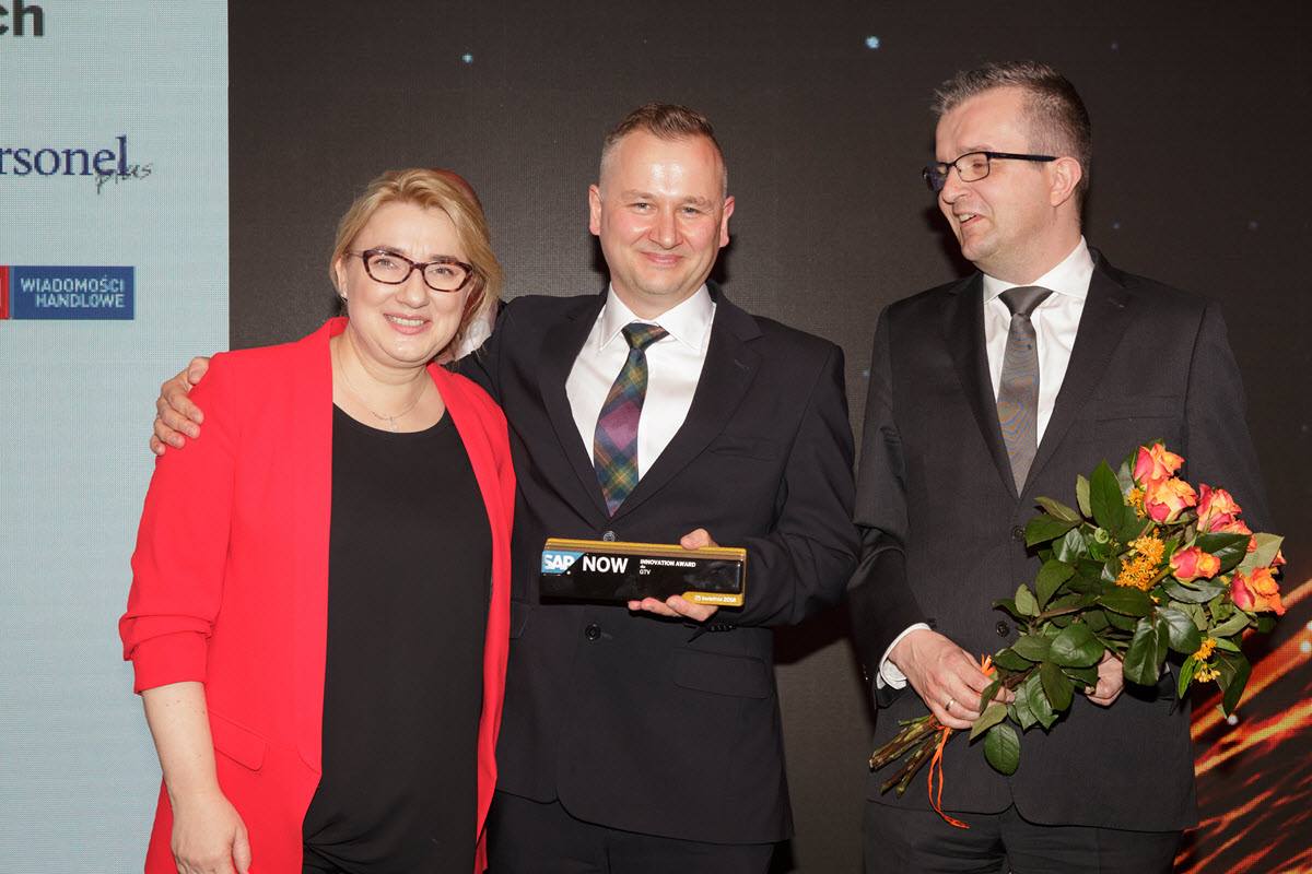 Nagroda SAP Innovation Award dla firmy GTV