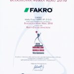 Fakro Budowlana Marka Roku