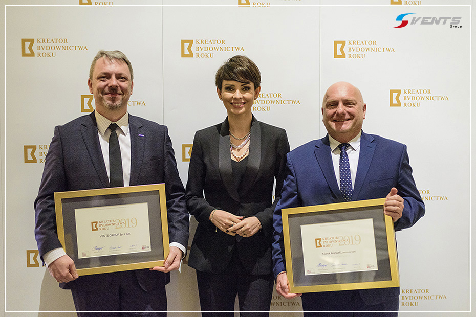 Prezes Marek Łojewski otrzymał nagrodę Kreatora Budownictwa Roku 2019