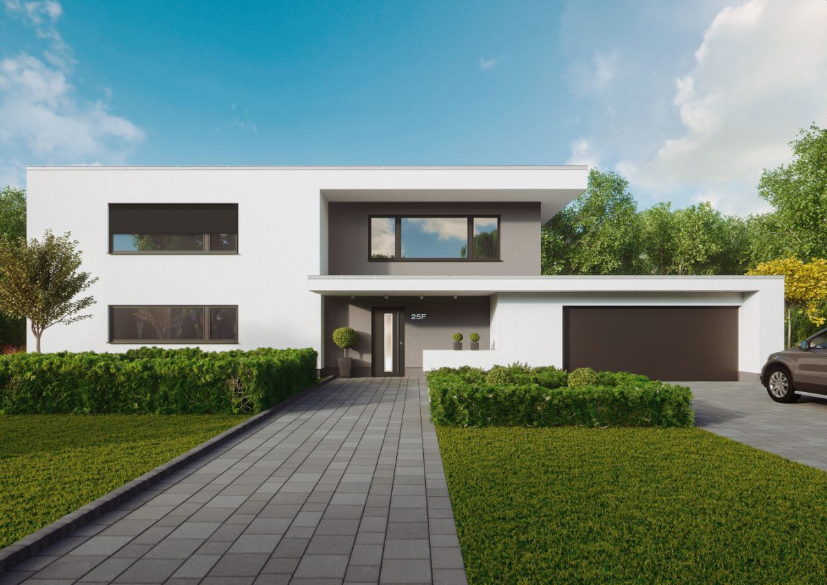 Drzwi zewnętrzne i bramy garażowe – nowoczesny jednolity styl i design