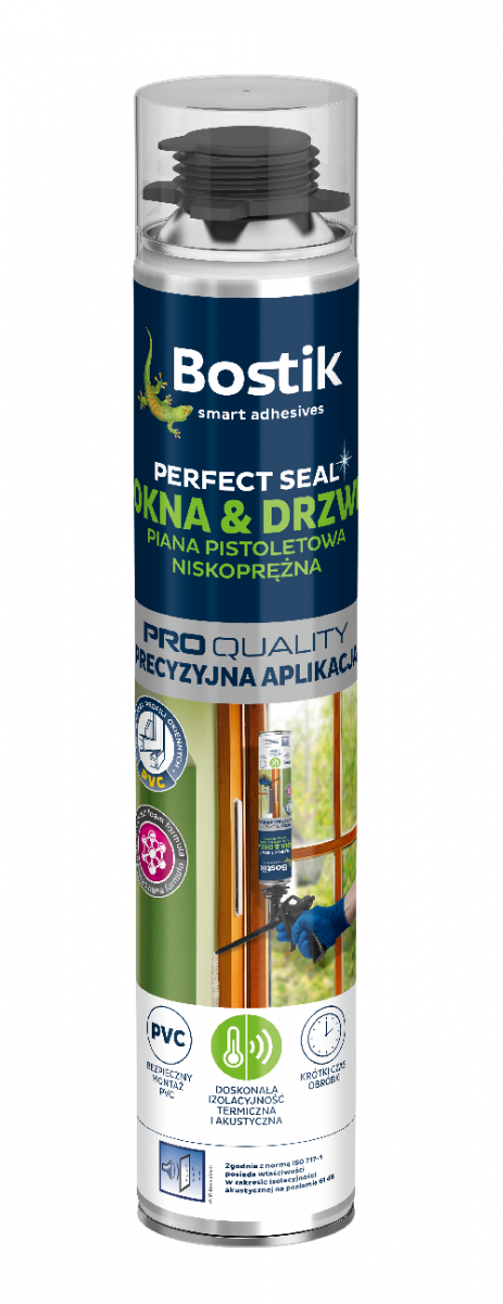 Poliuretanowe piany montażowe Bostik Perfect Seal – prostota montażu w zasięgu ręki
