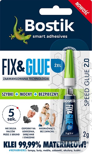 Bostik Fix & Glue Żel – nie wyrzucaj, napraw!