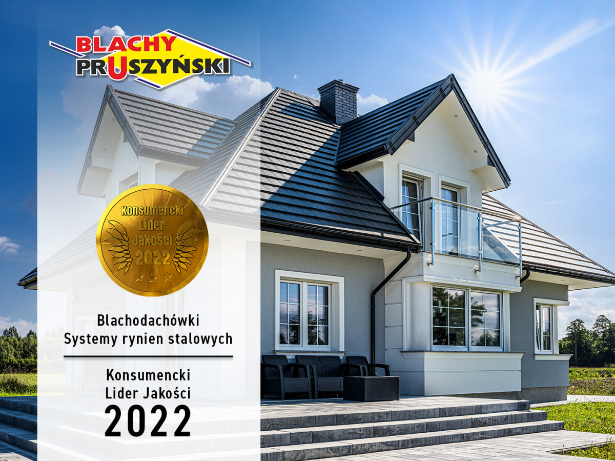 Blachy Pruszyński z odznaczeniem Konsumencki Lider Jakości 2022