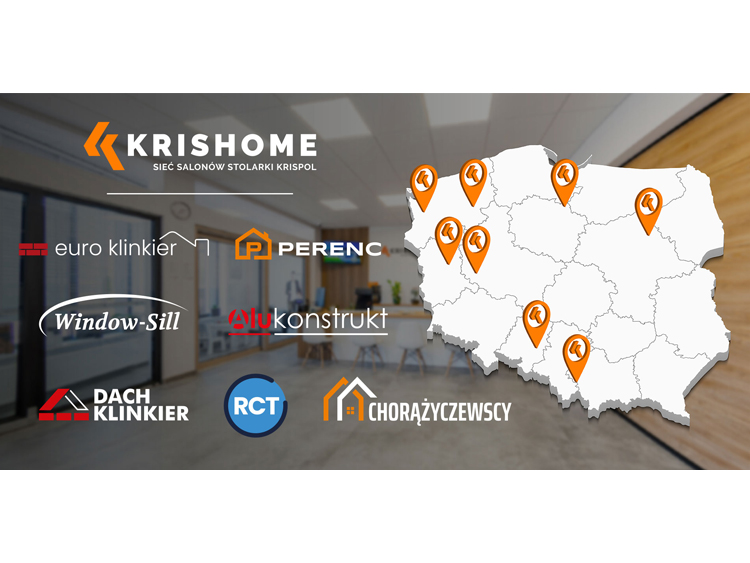 Siedem nowych Salonów dołączyło do Sieci Salonów KRISHOME