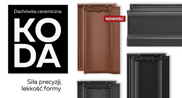 Nowość CREATON – dachówka ceramiczna KODA NUANCE miedziana angobowana