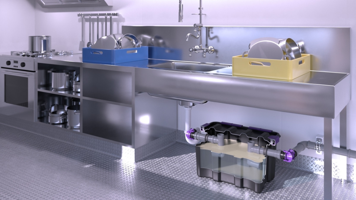 EasyClean free UnderSink –  skuteczny separator tłuszczu do montażu pod zlewozmywakiem