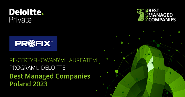PROFIX PONOWNIE WŚRÓD BEST MANAGED COMPANIES