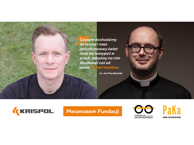 Marka KRISPOL Mecenasem Fundacji im. Księdza Jana Kaczkowskiego oraz Projektu PAKA