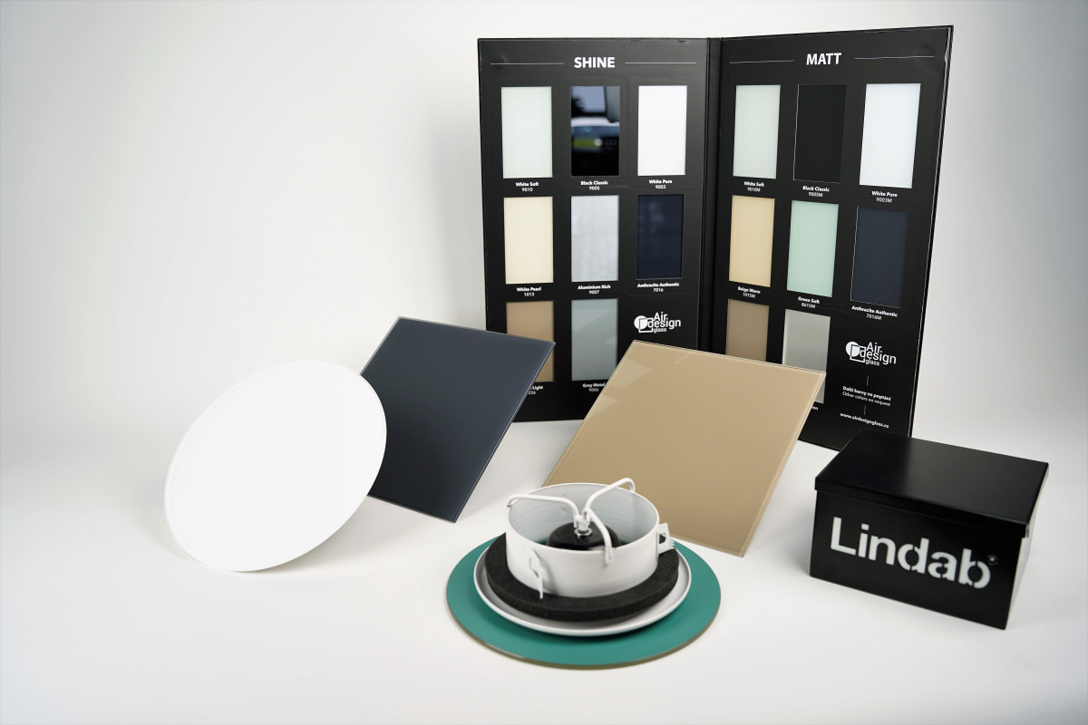 Nowość: Lindab Airy Glass – ze szklanym panelem frontowym