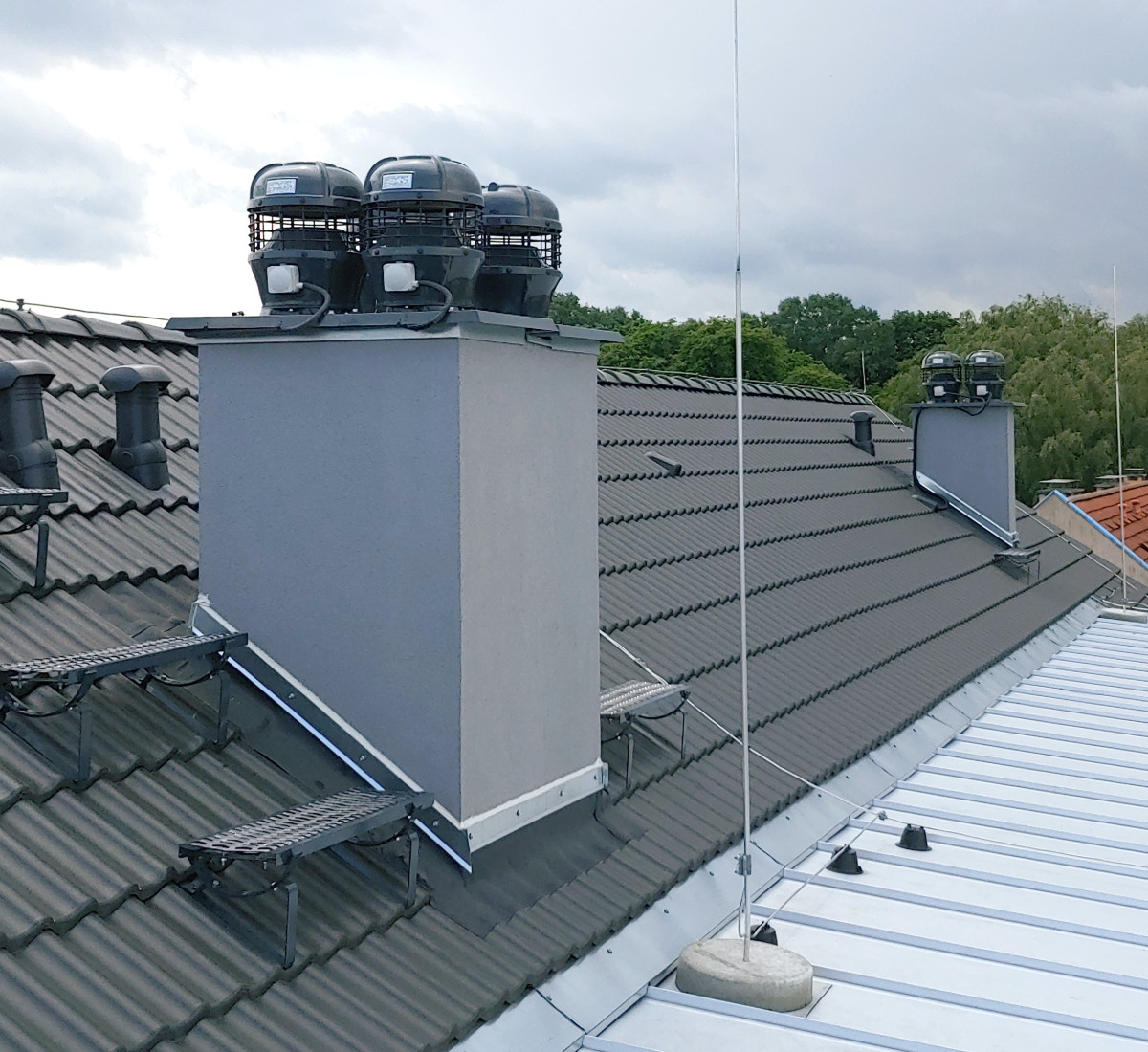 Wentylacja w bloku 4-piętrowym na przykładzie