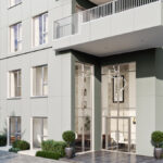 Hardie Architectural Panel Smooth Sand Arctic White close 5678352 Duży