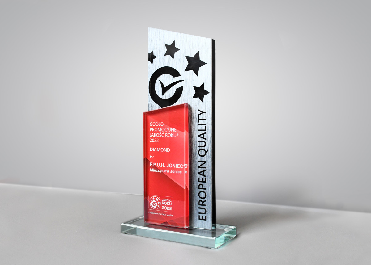 JONIEC Godło Promocyjne JAKOŚĆ ROKU 2022