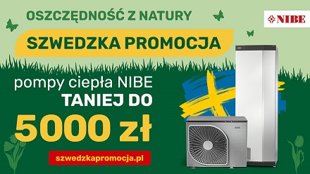 Szwedzka promocja – pompy ciepła NIBE do 5000 zł TANIEJ!