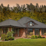 Dachówka ceramiczna Braas Opal, kolor antracytowy