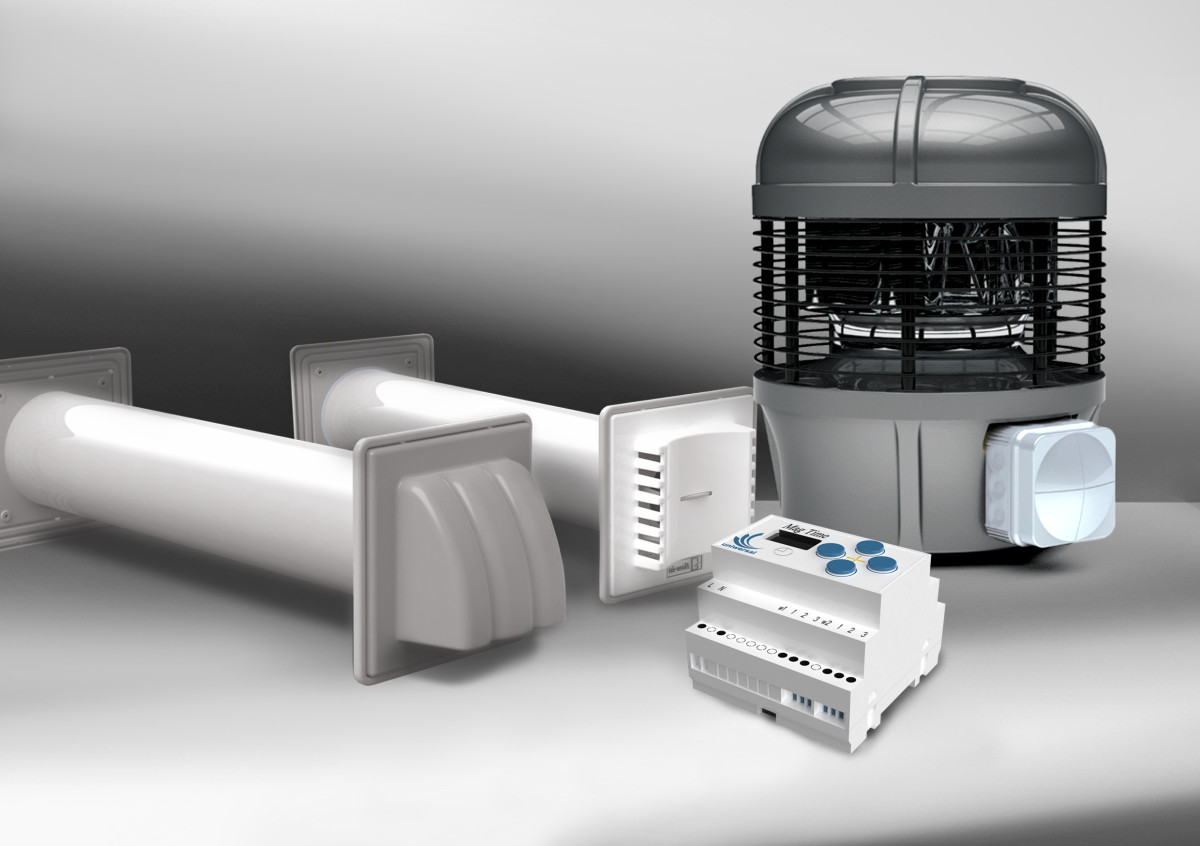 Wentylacja w bloku 4-piętrowym na przykładzie