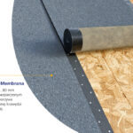 03 - swissporBIKUTOP membrana_ z pasem o szer. ok. 80 mm _wolnym od posypki