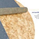 04 - swissporBIKUTOP Membrana w wersji pokrytej mineralną posypką gruboziarnistą na całej szerokości