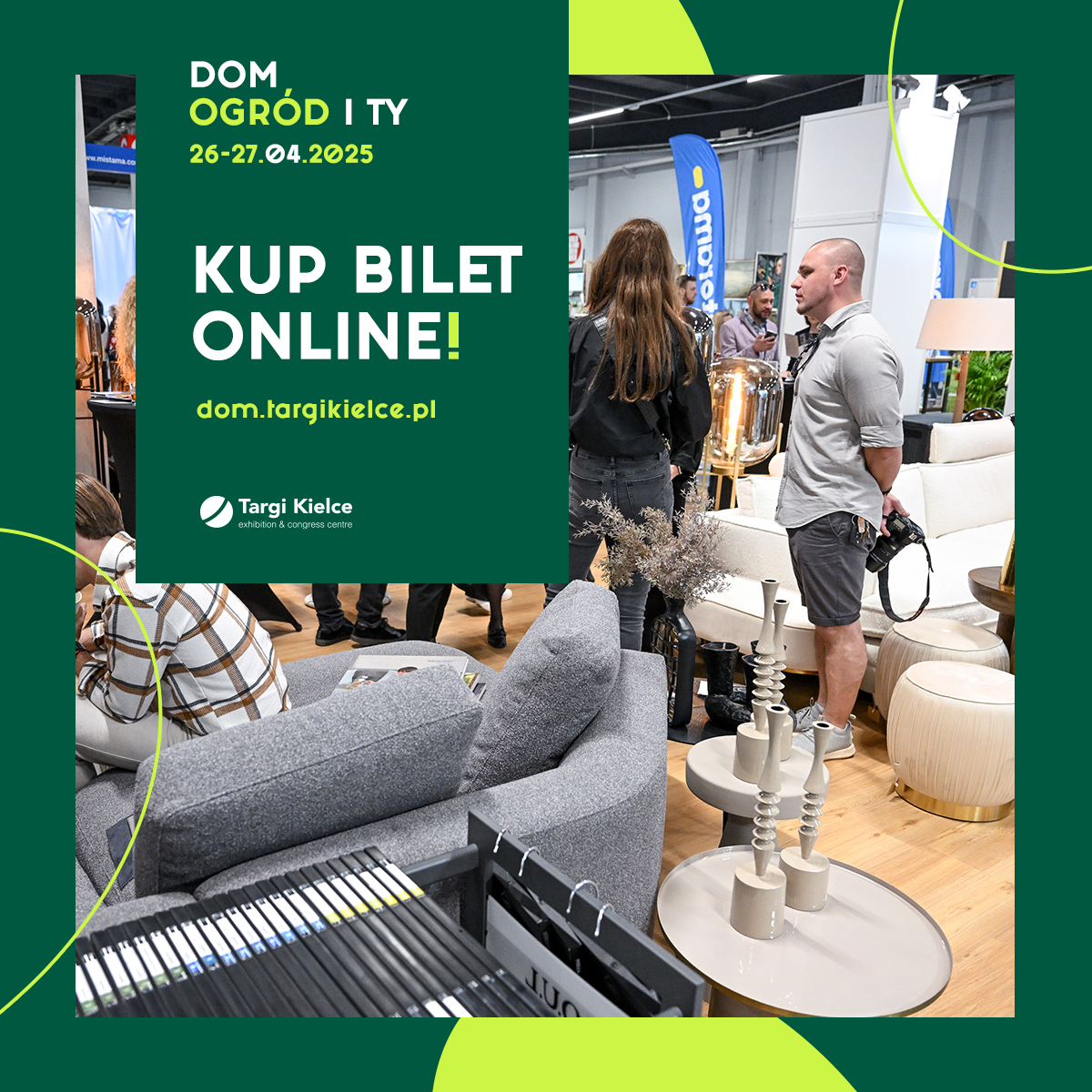 Nowe otwarcie targów Dom, Ogród i Ty! W Targach Kielce znajdziesz inspiracje dla domu i ogrodu oraz skorzystasz z porad architektów