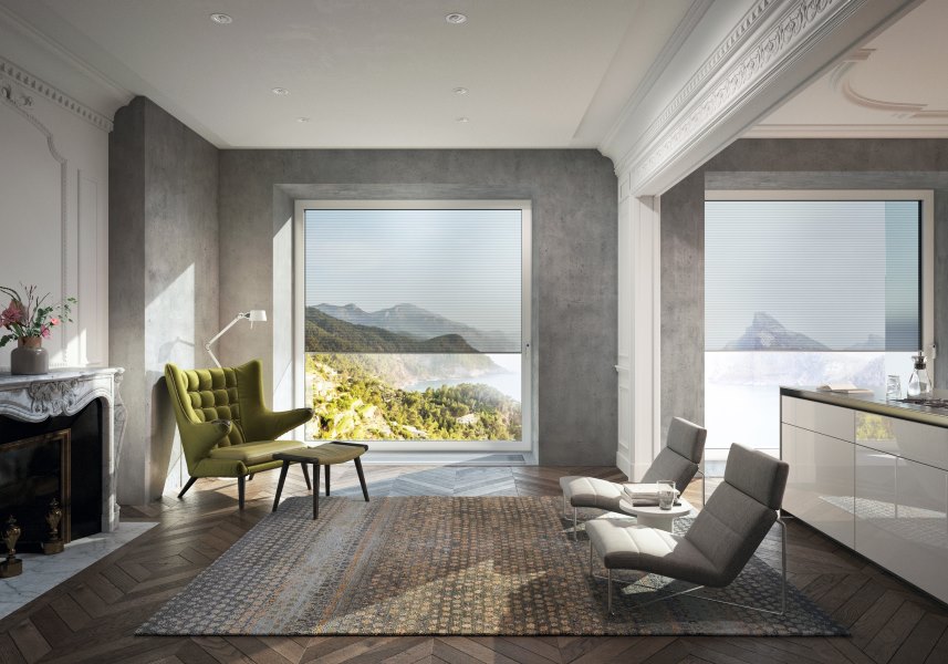 Nowość! Okna Schüco PVC-U z ukrytą osłoną przeciwsłoneczną