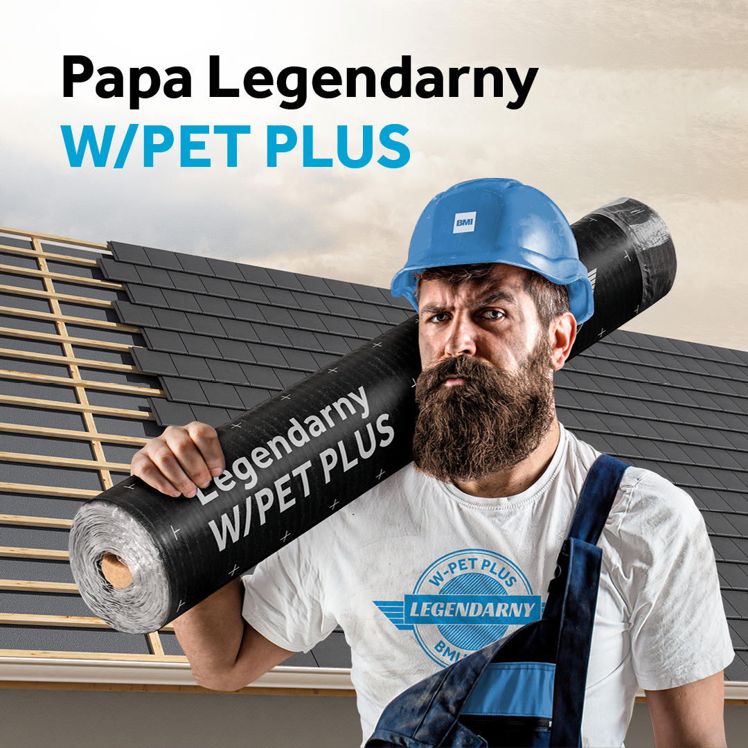Krótsza, lżejsza, wygodniejsza –  papa W/PET PLUS SBS teraz w poręcznych rolkach