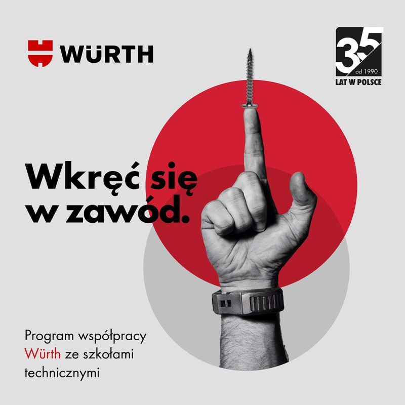 „Wkręć się w zawód!” – Würth Polska wspiera młode talenty w drodze na rynek pracy