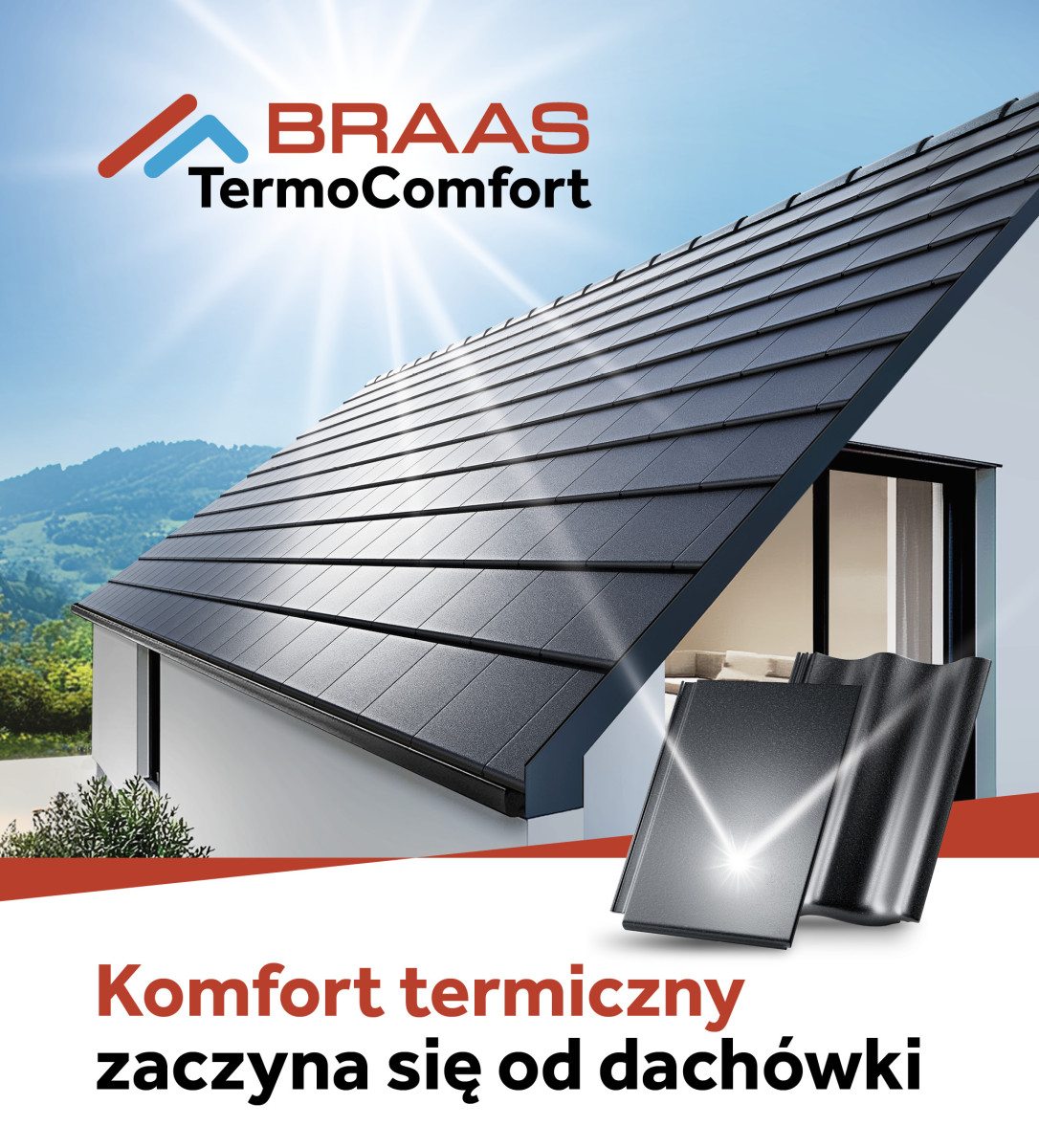 TermoComfort od Braas – komfort termiczny zaczyna się od dachówki!